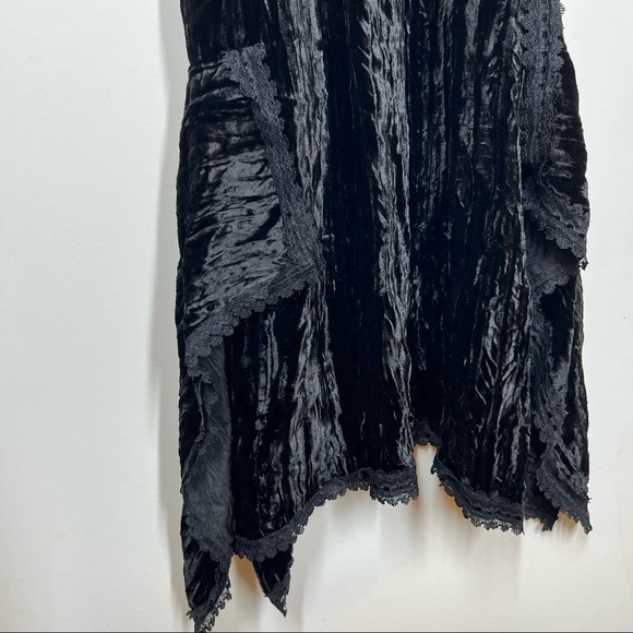 Anais Jourden Crushed Velvet Layered Slip Dress - Picture 6 of 12